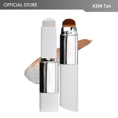🎉Color-Changing Foundation Stick with Collagen Capsules - Dual-Ended with Detachable Brush
